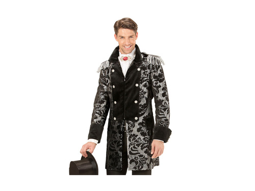 Strój paradny żakardowy srebrny