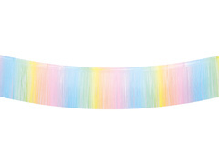 Kurtyna - zasłona pastelowa tęczowa - 30 cm x 300 cm
