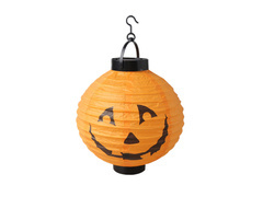 Świecący lampion Dynia na Halloween - 20 cm - 1 szt.