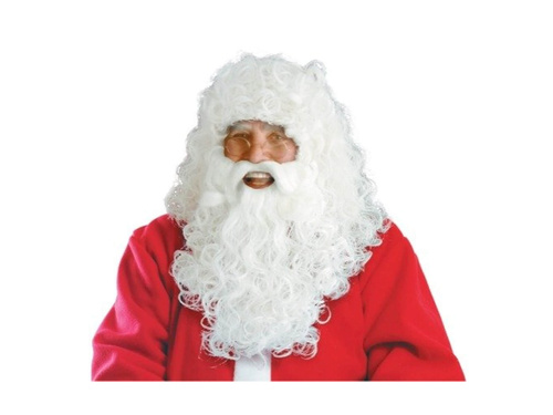 Peruka i broda Święty Mikołaj - 1 kpl