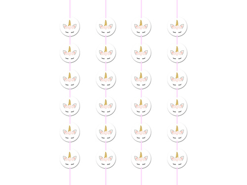 Dekoracja wisząca urodzinowa Jednorożec