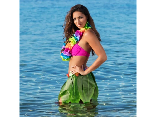 Spódniczka hawajska Tropikalne Liście