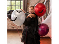 Balony lateksowe na Halloween z nietoperzami DIY - 30 cm - 6 szt.