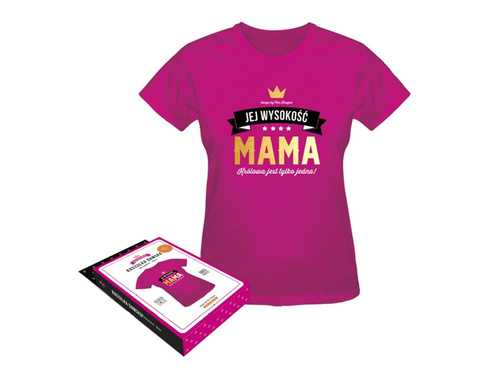 Koszulka z napisem Jej Wysokość Mama