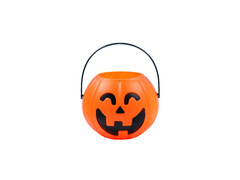Wiaderko Dynia na Halloween  - 11 cm -  1 szt.