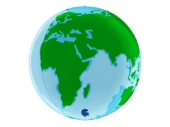 Balon foliowy Planeta Ziemia - 38 cm - 1 szt.