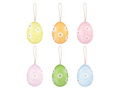 Dekoracja wisząca pisanki - 6 szt.