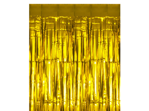 Kurtyna - zasłona na drzwi złota metaliczna - 100 x 200 cm