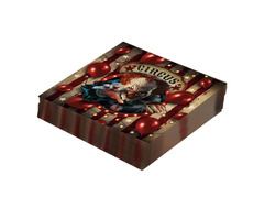 Serwetki Straszny Klaun na Halloween - 33 cm - 12 szt.