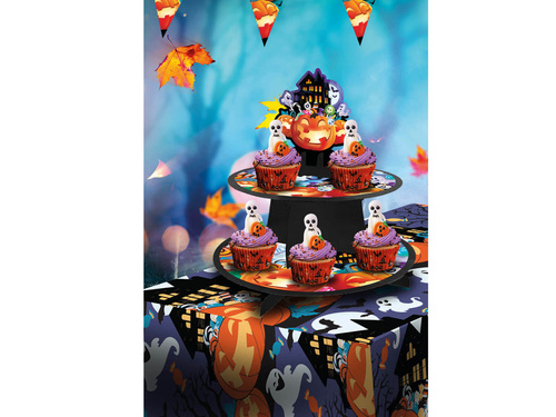 Stojak patera na słodycze Wesołe Halloween - 1 szt.