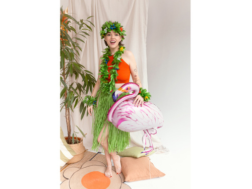 Spódniczka hawajska długa zielona - 77 cm - 1 szt.