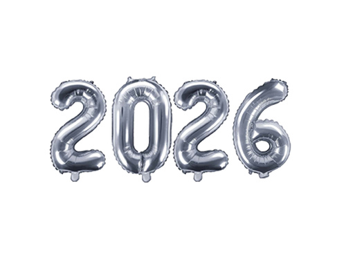 Zestaw balonów do girlandy balonowej na Sylwestra 2026 - 106 szt.