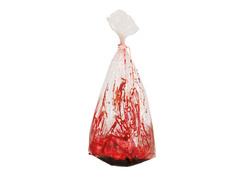 Zakrwawiona torba na Halloween - 1 szt.