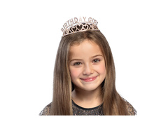 Metalowa tiara „Birthday Girl”