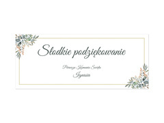 Naklejki personalizowane na pudełka na ciasto - 8 szt.