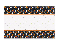 Obrus Kot i dynia na Halloween - 137 x 213 cm - 1 szt.