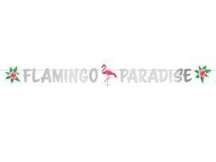 Hawajski baner Flamingo Paradise - 135 cm - 1 szt.