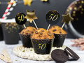 Pikery Sparkling na pięćdziesiąte urodziny - 6 szt.