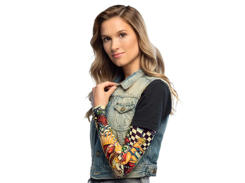 Tatuaż rękaw Hazardzista - 1 szt.