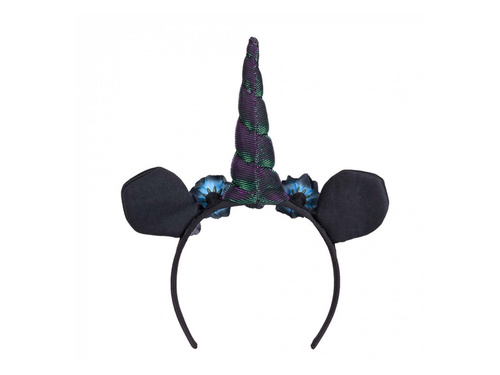 Opaska Mroczny Jednorożec z różami - 1 szt.