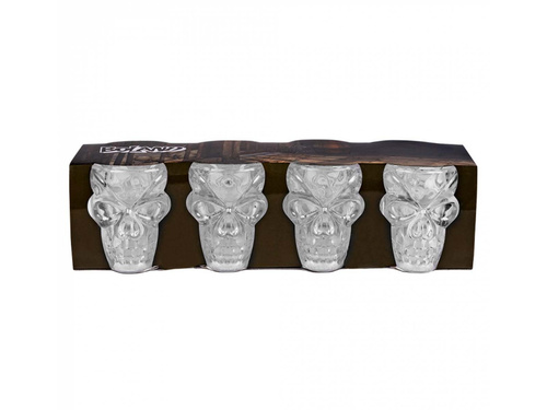 Kieliszki z czachami - 4 szt.