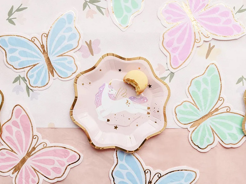 Serwetki urodzinowe Motylki - 16 x 12 cm - 12 szt.