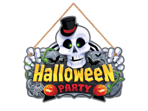 Dekoracja wisząca Happy Halloween - 1 szt.