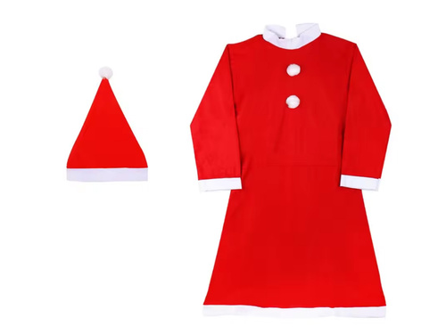 Kostium Mikołajki dla dziewczynki - 1 szt.