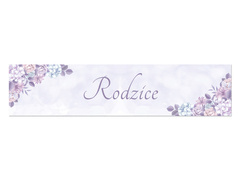 Tablica rejestracyjna Rodzice - 52 x 12 cm - 2 szt.
