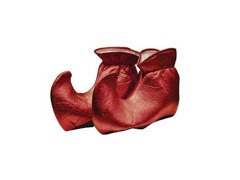 Nakładki na buty Elfa czerwone - 1 para