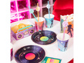 Talerzyki papierowe Retro Disco - 18 cm - 6 szt.