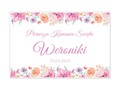 Plakat komunijny personalizowany - I Komunia Święta - 60x40 cm