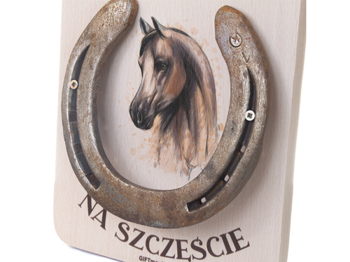 Deska dekoracyjna z podkową Kochanemu Dziadkowi