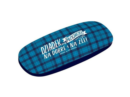 Etui na okulary z napisem Dziadek mój przyjaciel