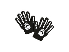 Rękawiczki kościotrupa z czaszką - dla dzieci, wełniane