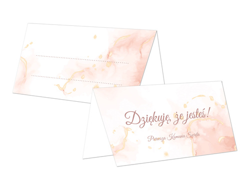 Winietki składane na I Komunię Świętą - 10 szt.