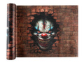 Bieżnik halloweenowy Klaun Zabójca - 30 cm x 5 m - 1 szt.