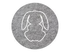 Podstawka pod talerz - Zajączek Wielkanocny - 36 cm - 1 szt.