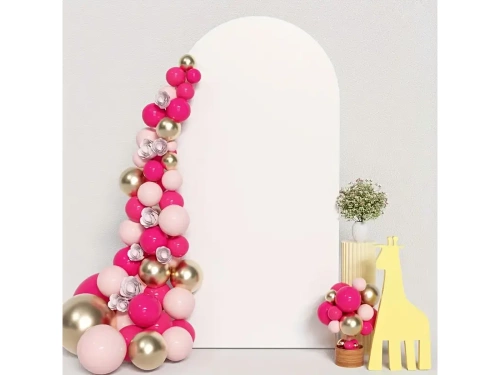 Biały pokrowiec na stelaż z łukiem - 180 x 80 cm - 1 szt.