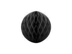Dekoracja wisząca kula czarna - 20 cm - 1 szt.