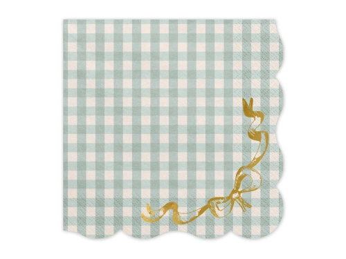 Serwetki papierowe w Kratę - 33 x 33 cm - 12 szt.