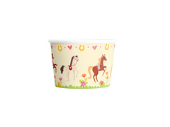 Kubeczki do lodów Koniki- 150 ml - 6 szt.