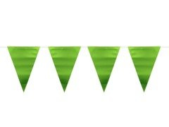 Baner flagi metaliczne zielony - 6 m - 1 szt.