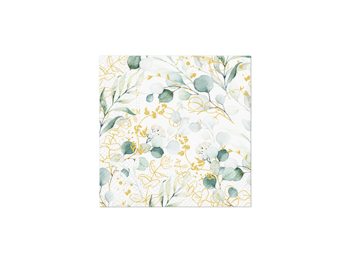 Zestaw z listkami eukaliptusa