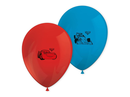 Balony urodzinowe Cars 3 - 28 cm - 8 szt