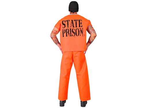 Kostium Więzień dla mężczyzny - 1 szt.