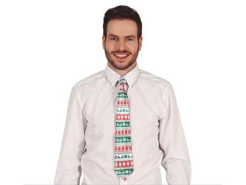 Krawat świąteczny na Boże Narodzenie