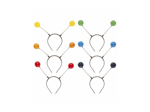 Opaski z czułkami - 6 kolorów - mix