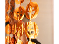 Kurtyna na Halloween - zasłona na drzwi Dynie - 100 x 200 cm
