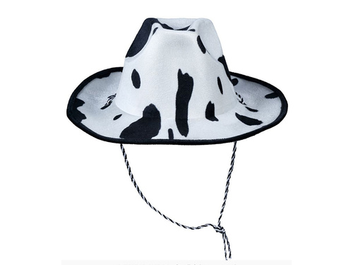 Kapelusz kowbojski aksamitny - 1 szt.